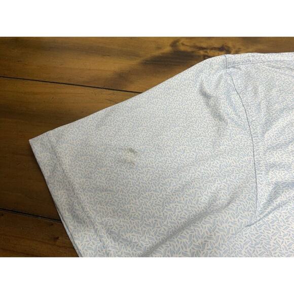 Vineyard Vines Performance Shirt Mens Large Blue Print Polo *READ* - Picture 3 of 11